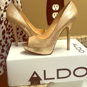 Gold heels